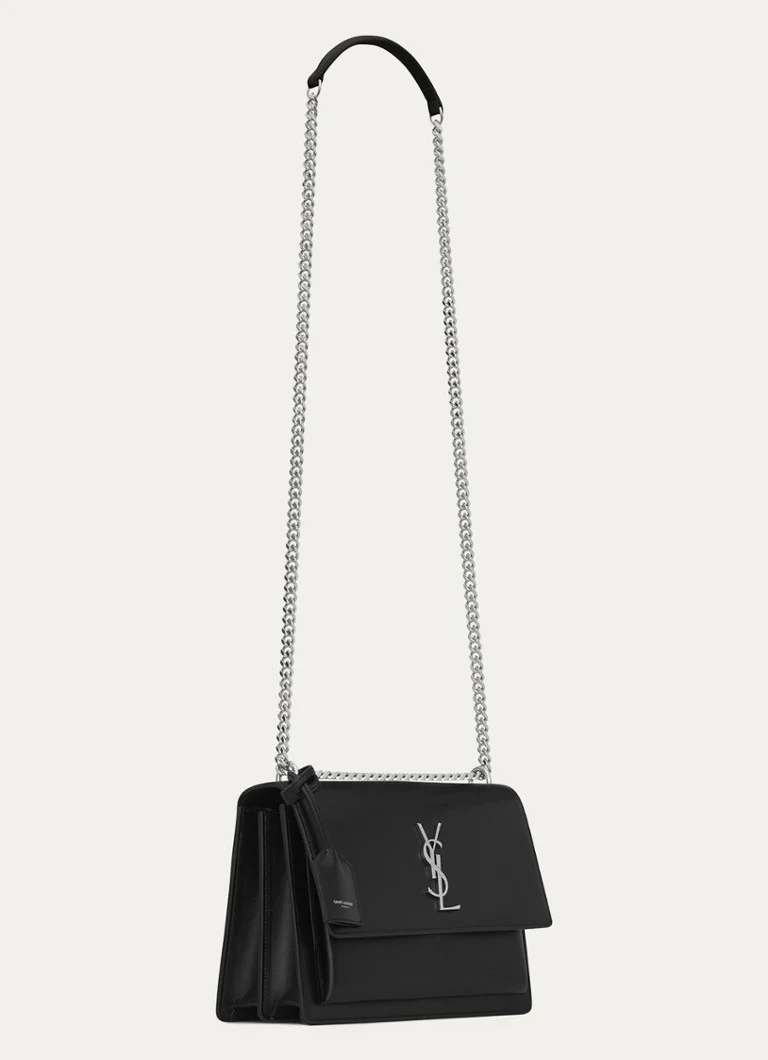 Saint Laurent Sunset Medium calfskin shoulder bag