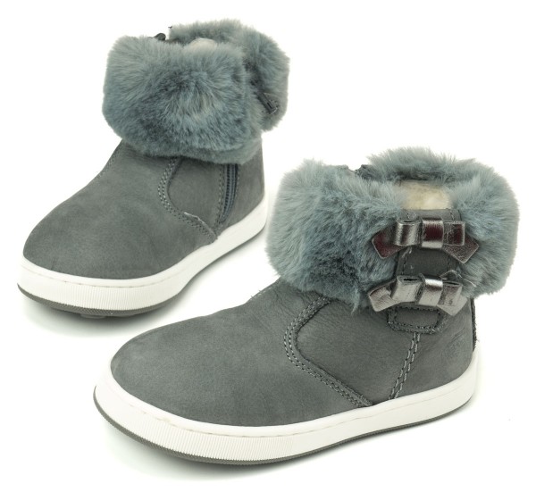 Balducci ~ Leder Winterstiefel ~ Dunkelgrau
