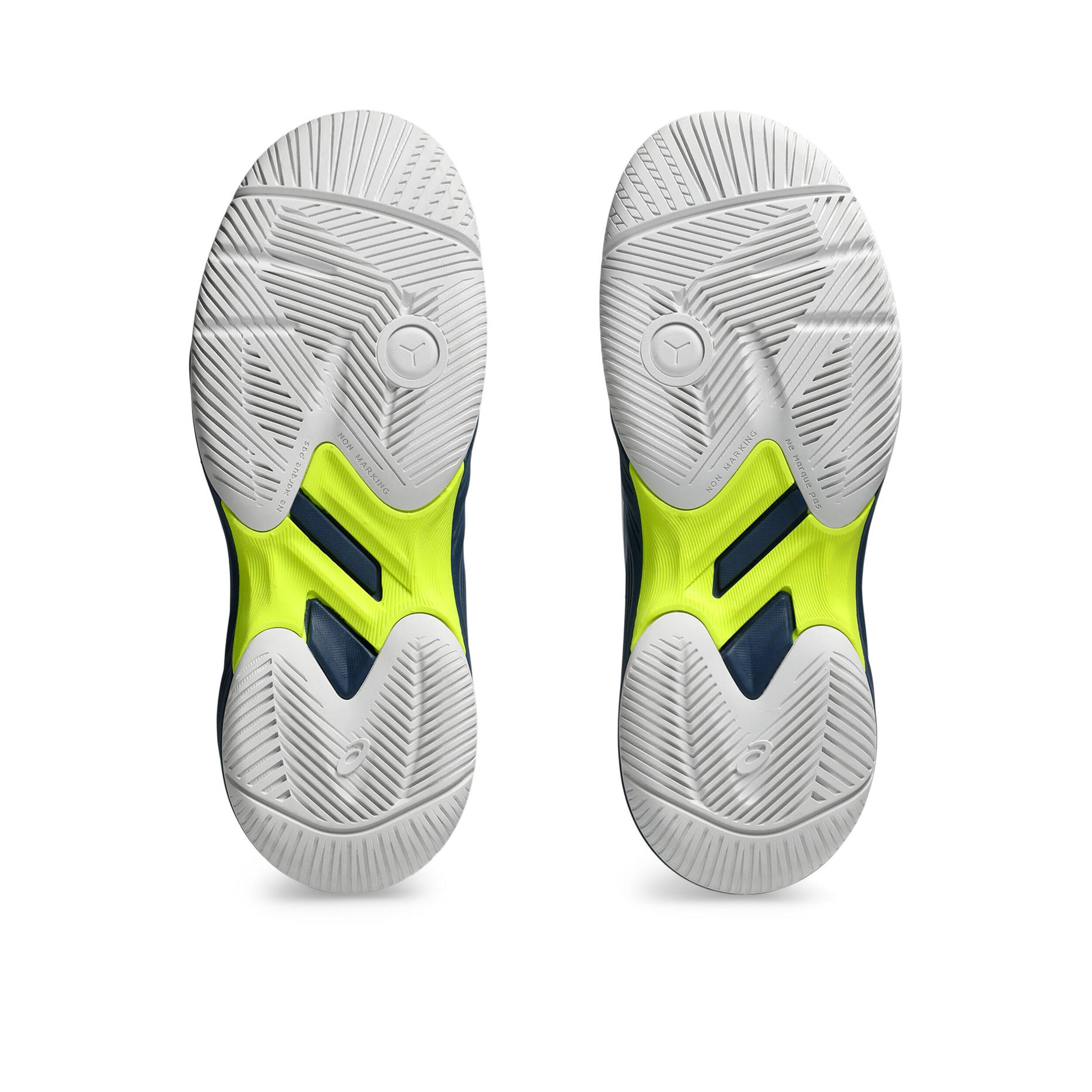 Gel-Game 9 GS Allcourtschuh Kinder - Weiß, Blau