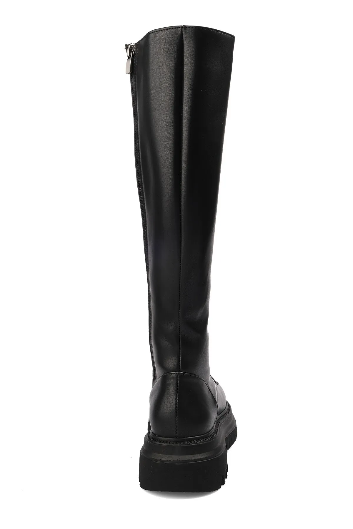 Mio Gusto  Raquel Damenstiefel zum Schnüren und Reißverschluss mit dünnem Fellfutter und dicken Sohlen