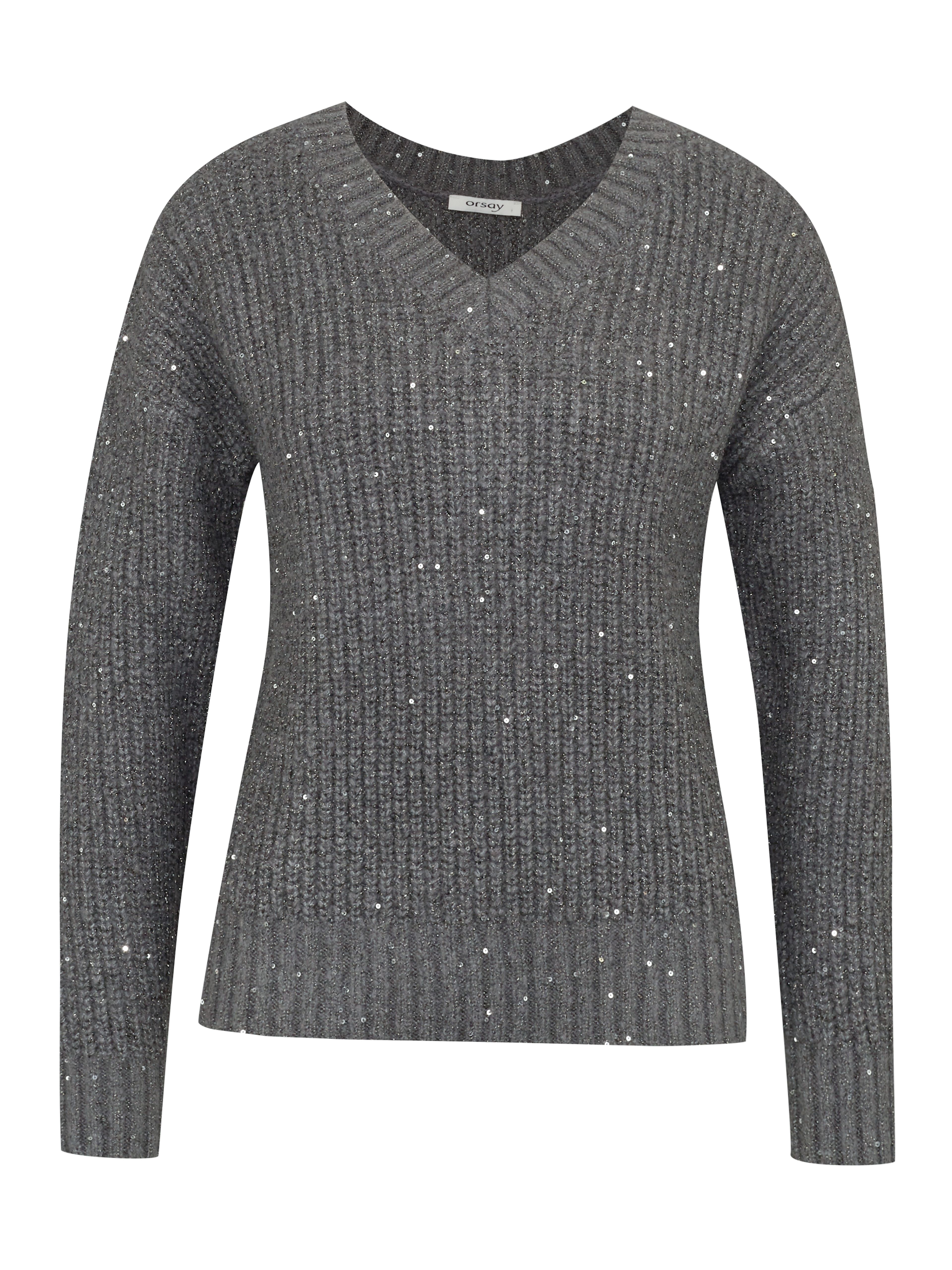 Grauer Damenpullover ORSAY