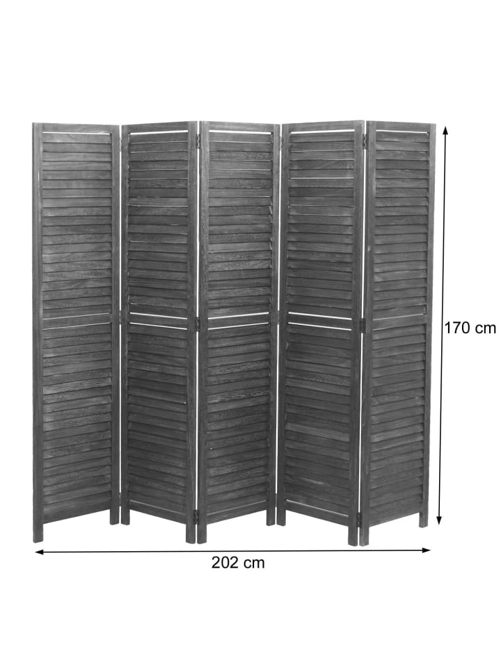 MCW Paravent C30 im Shabby-Look, Grün günstig kaufen onesize