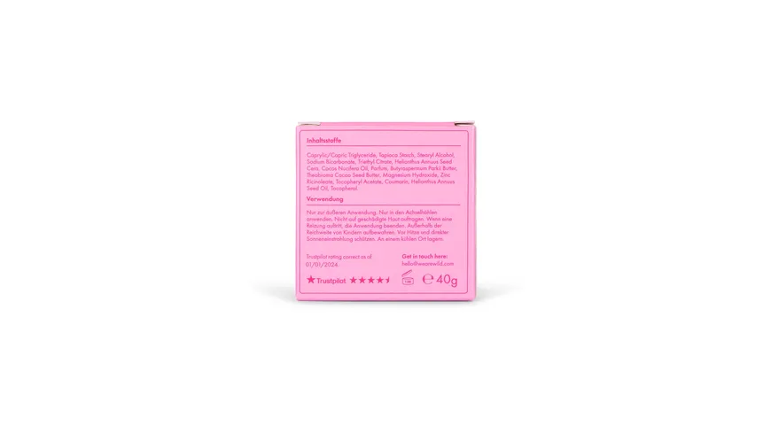 Wild Deodorant Cherry Blossom Nachfüllung 40 g
