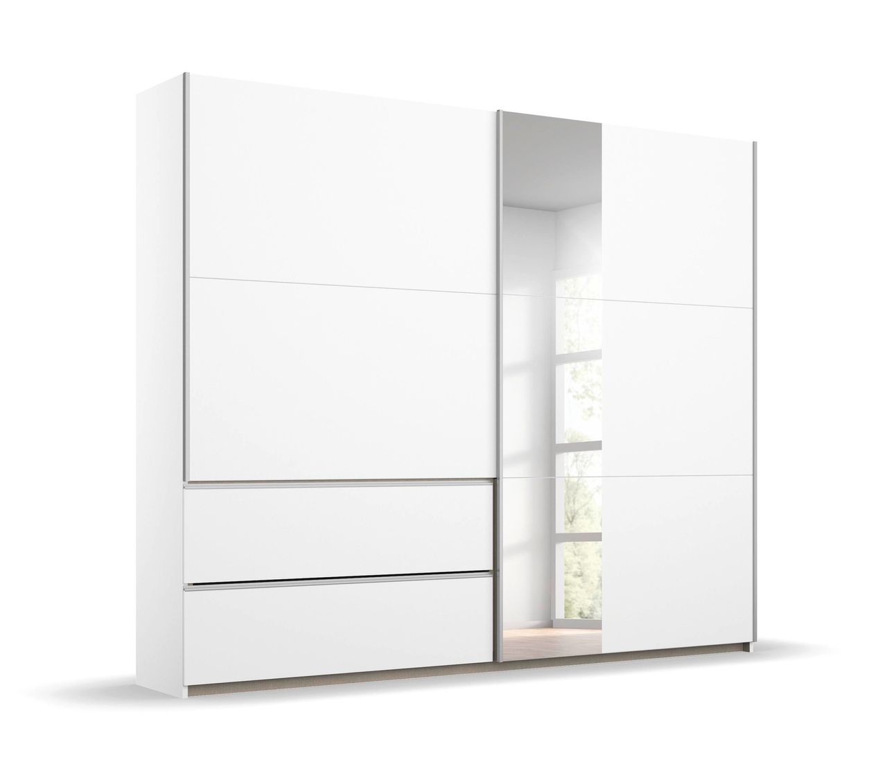 Rauch Möbel rauch Kleiderschrank Schwebetürenschrank Sevilla 218 cm Breit