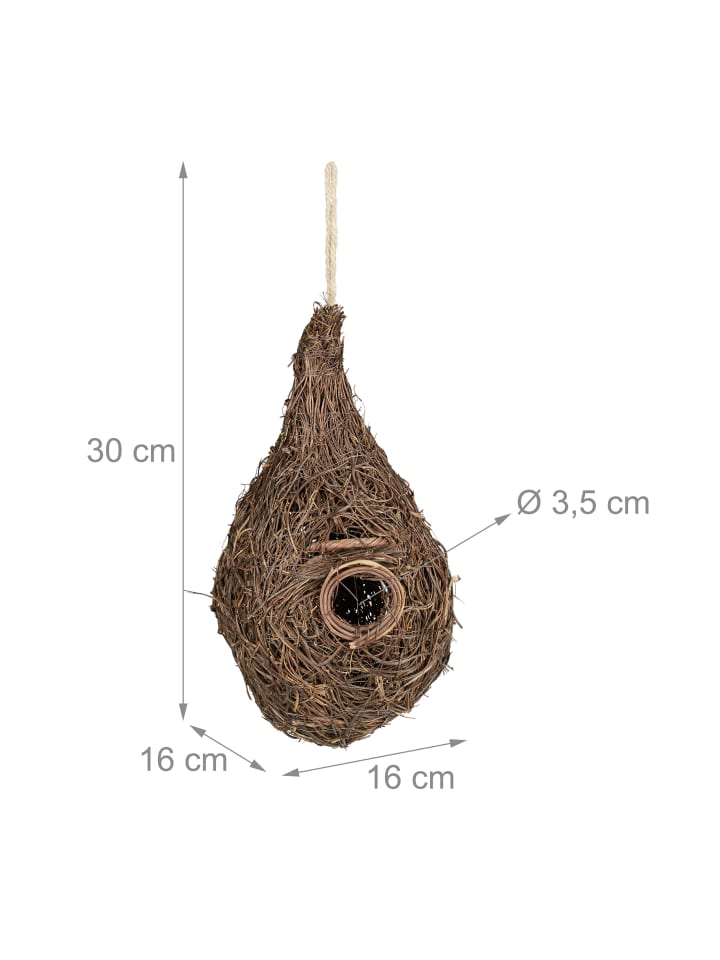 relaxdays Vogelnest 