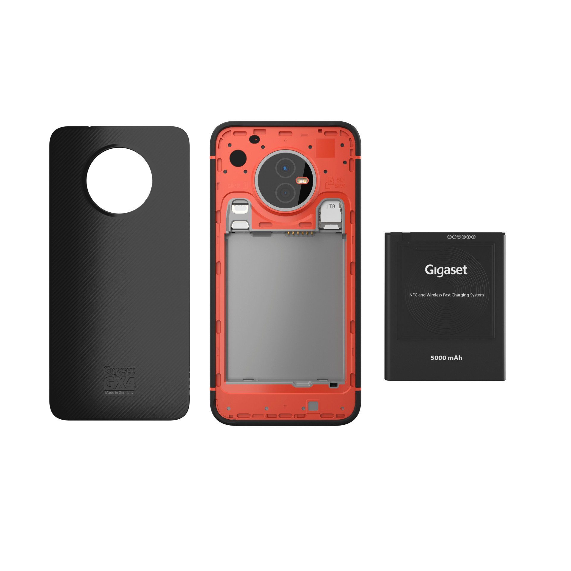 Gigaset GX4 Smartphone (15,5 cm/6,1 Zoll, 64 GB Speicherplatz, 48 MP Kamera)