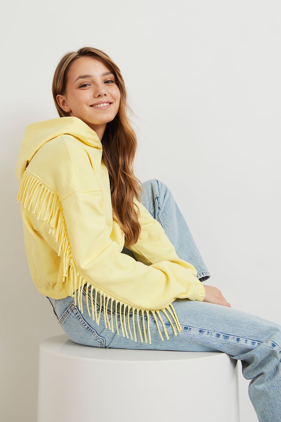 S fringe hood