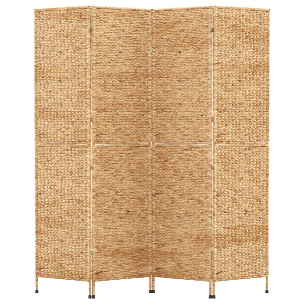 furnicato Raumteiler Paravent 4-tlg. 163x180 cm Wasserhyazinthe