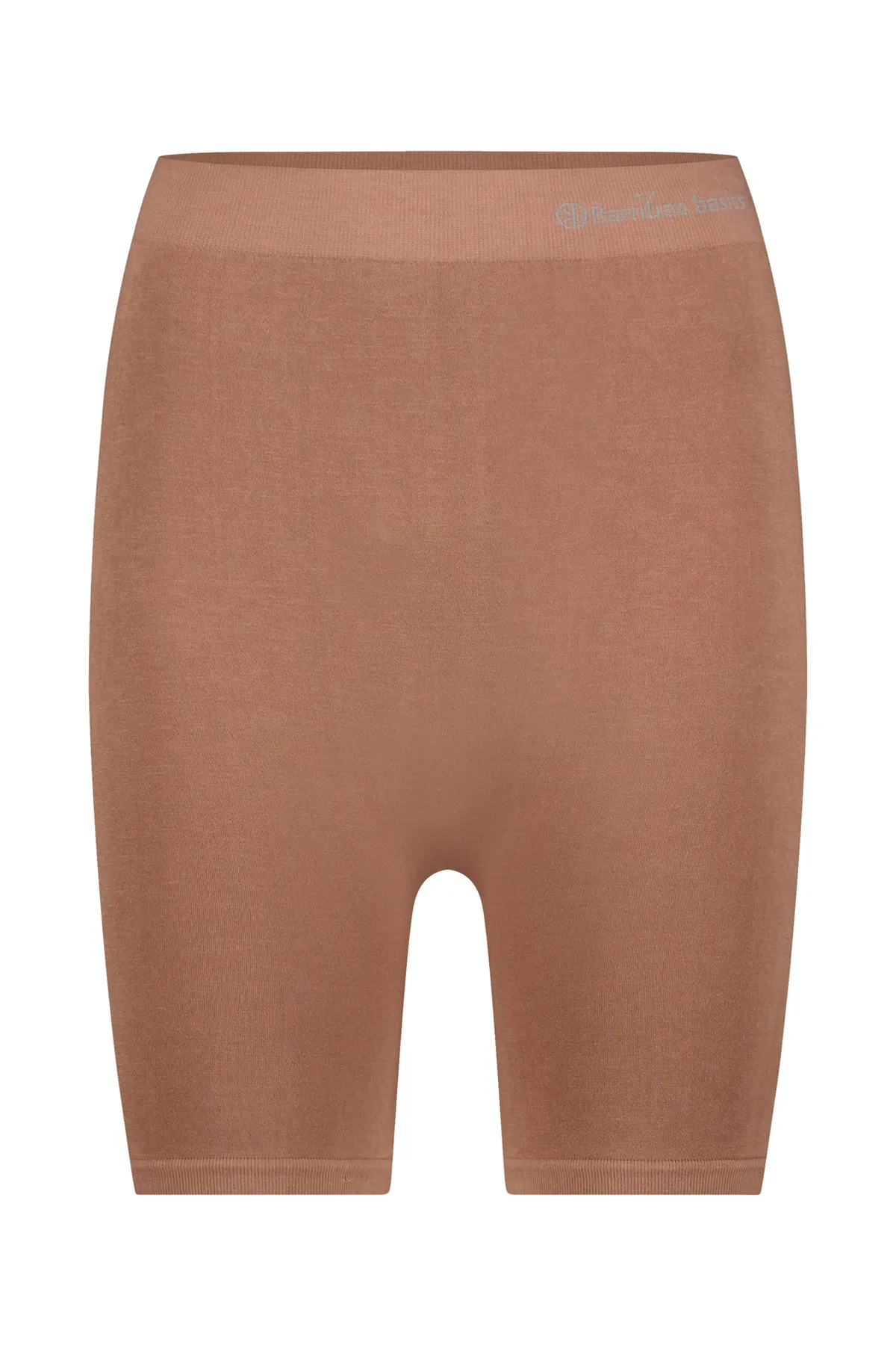 Bamboo Basics  Kurze Sporthose - Braun - Hoher Bund