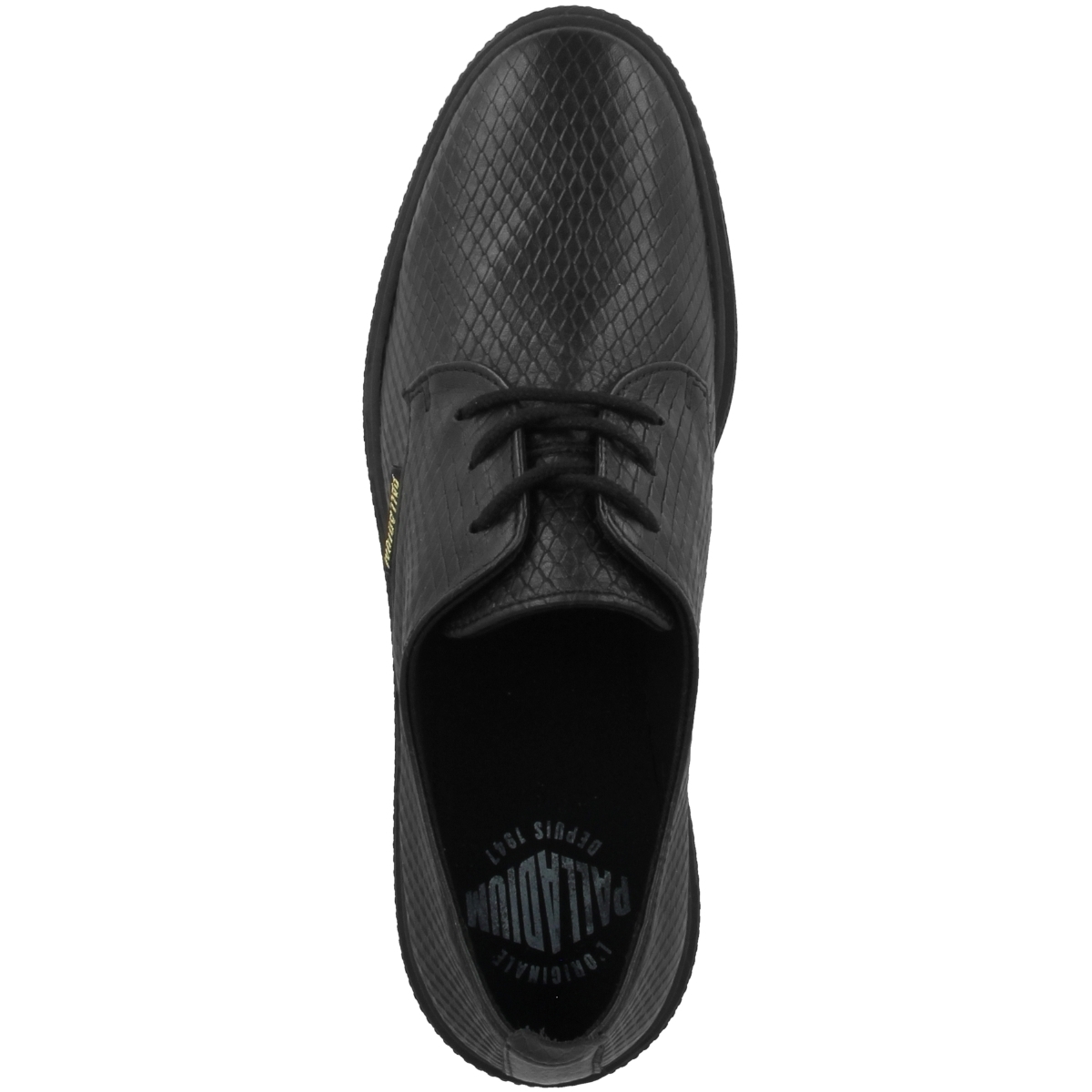 Palladium Pampa Cult Low EMB Schnürschuhe schwarz