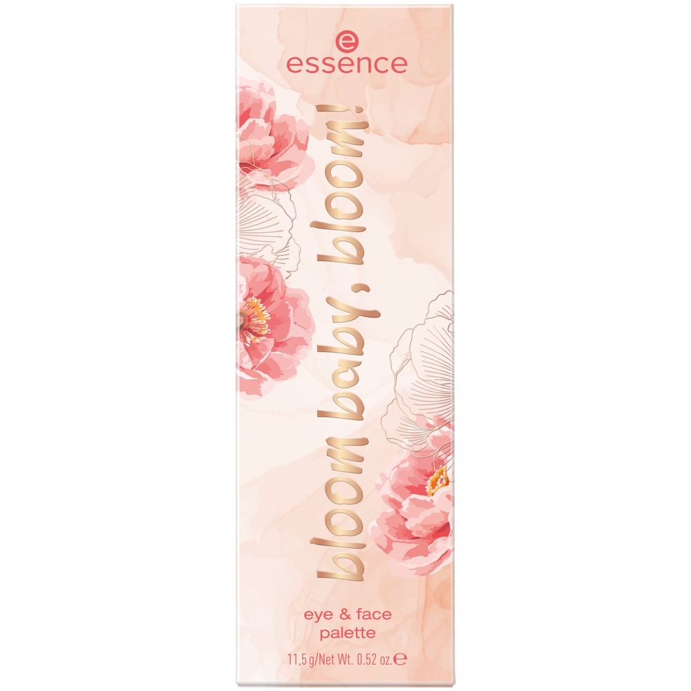 essence bloom baby, bloom! eye & face palette yeux et visage Palette d'Ombres à Paupières