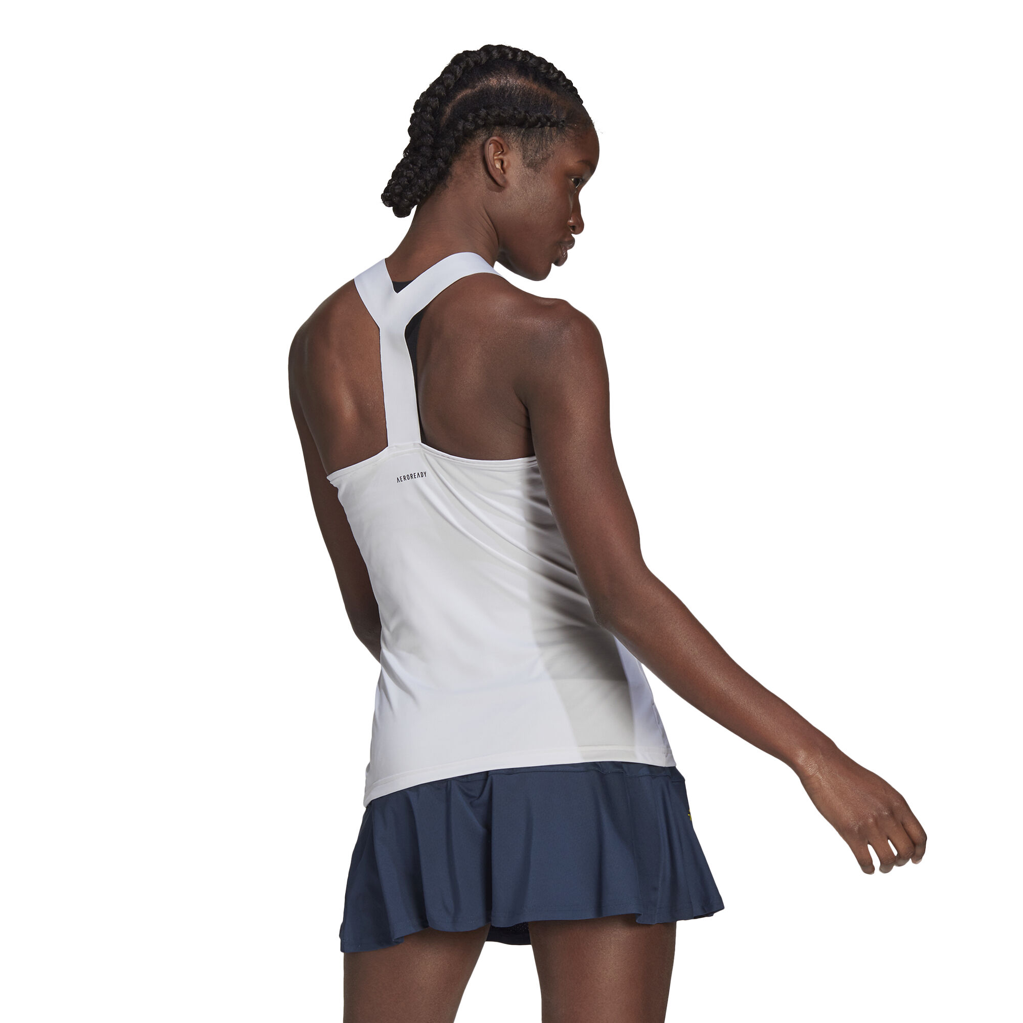 Y- Tank-Top Damen - Weiß, Schwarz