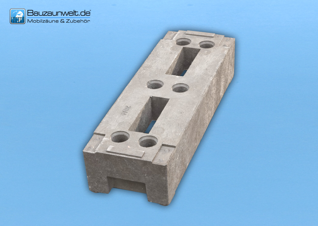 Bauzaunwelt Bauzaunfuß PE 22 kg