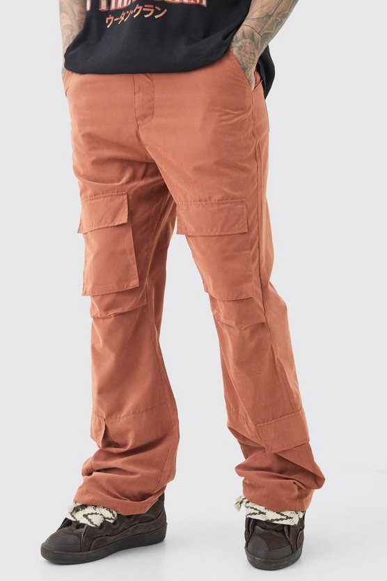 Tall lockere Cargo-Schlaghose