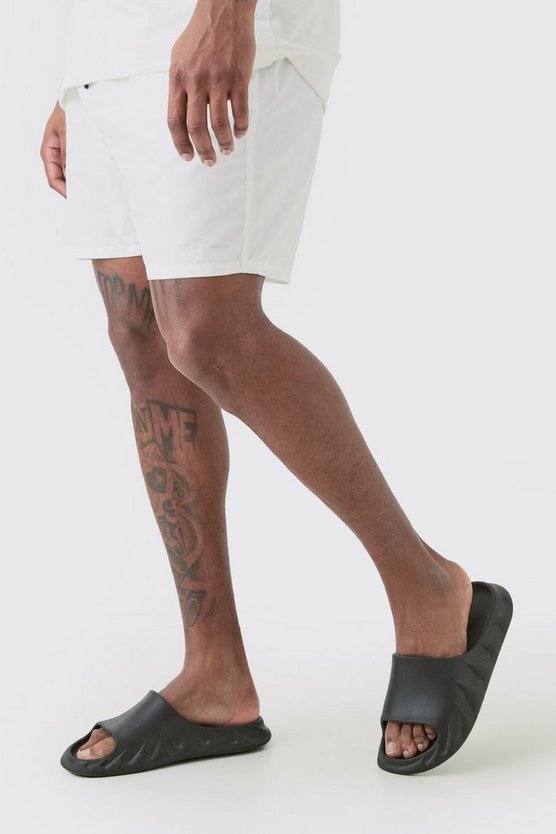 Plus mittellange Man Signature Badehose