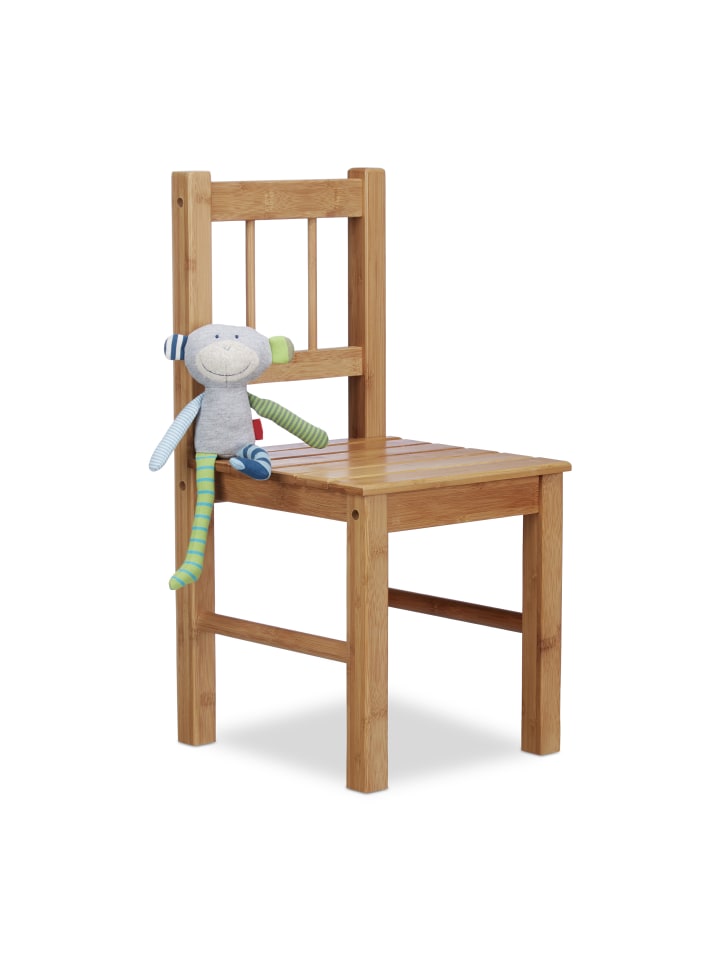 relaxdays Kinderstuhl in Natur - (B)27 x (H)57 x (T)29 cm günstig kaufen onesize