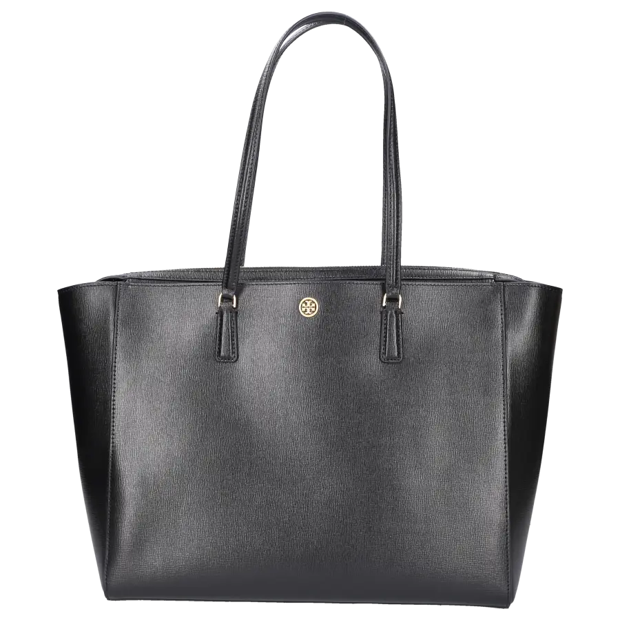 Tory Burch - Shopper ROBINSON TOTE Kalbsleder - schwarz