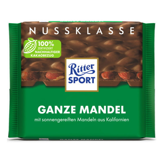 Ritter Sport Nuss Klasse Ganze Mandel 100G