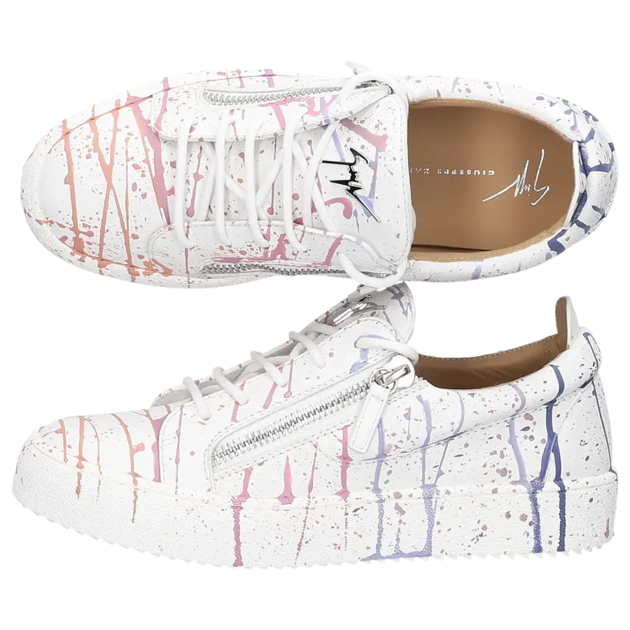 Giuseppe Zanotti - Sneaker low FRANKIE Kalbsleder - weiß