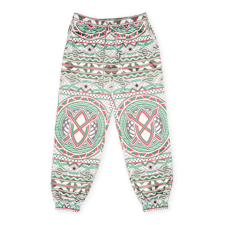 Daily Paper Manuel Pants green bandana