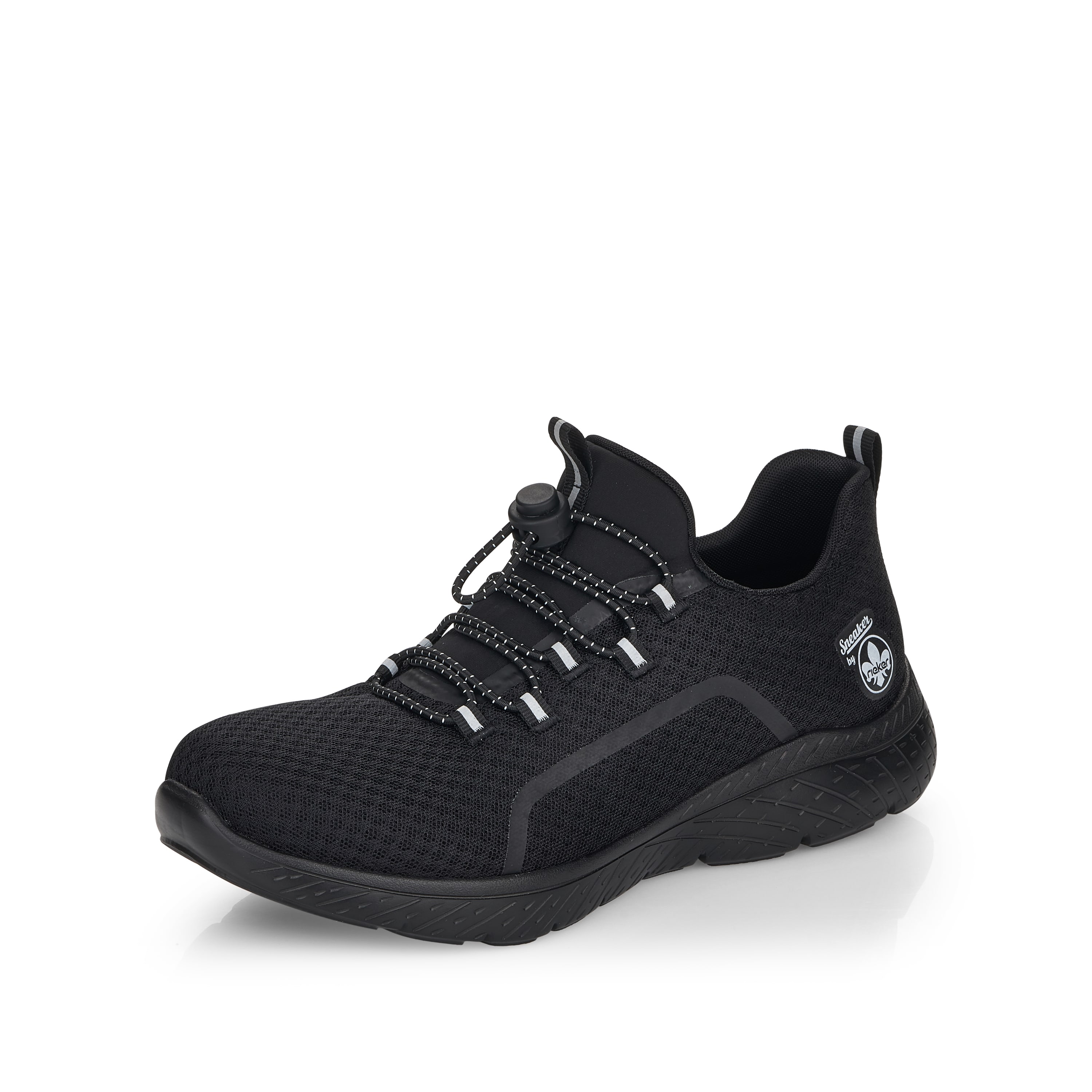 Rieker Damen Slipper tiefschwarz