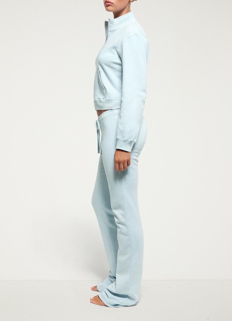 SKIMS French-Terry-Loungewear-Pullover aus Bio-Baumwolle mit halbem Reißverschluss