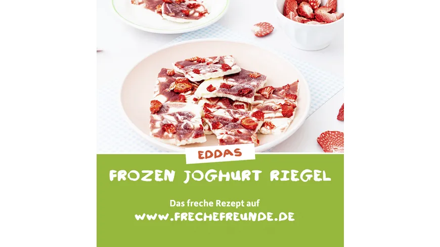 Freche Freunde Bio Smoothie-Chips Banane, Apfel, Erdbeere mit Joghurt 16 g