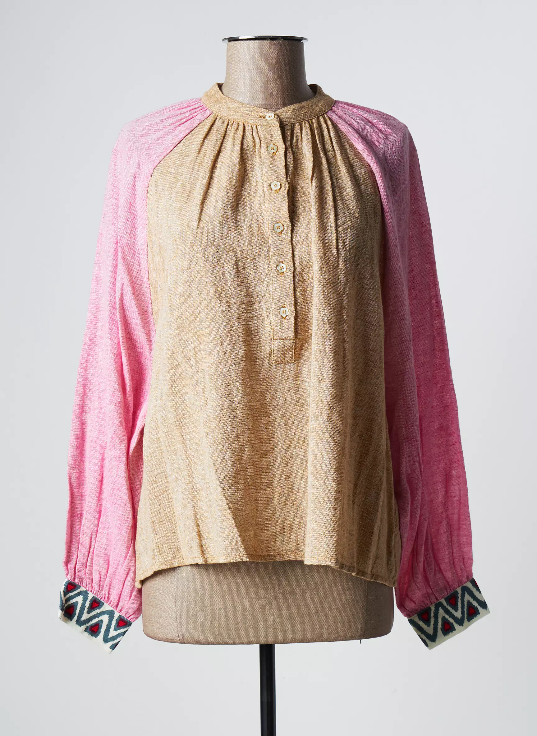 Chicosoleil Blouses Femme couleur beige