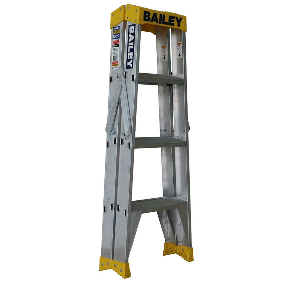 BAILEY 1.2m 150kg 4 Step Pro Double Sided Stepladder FS13961