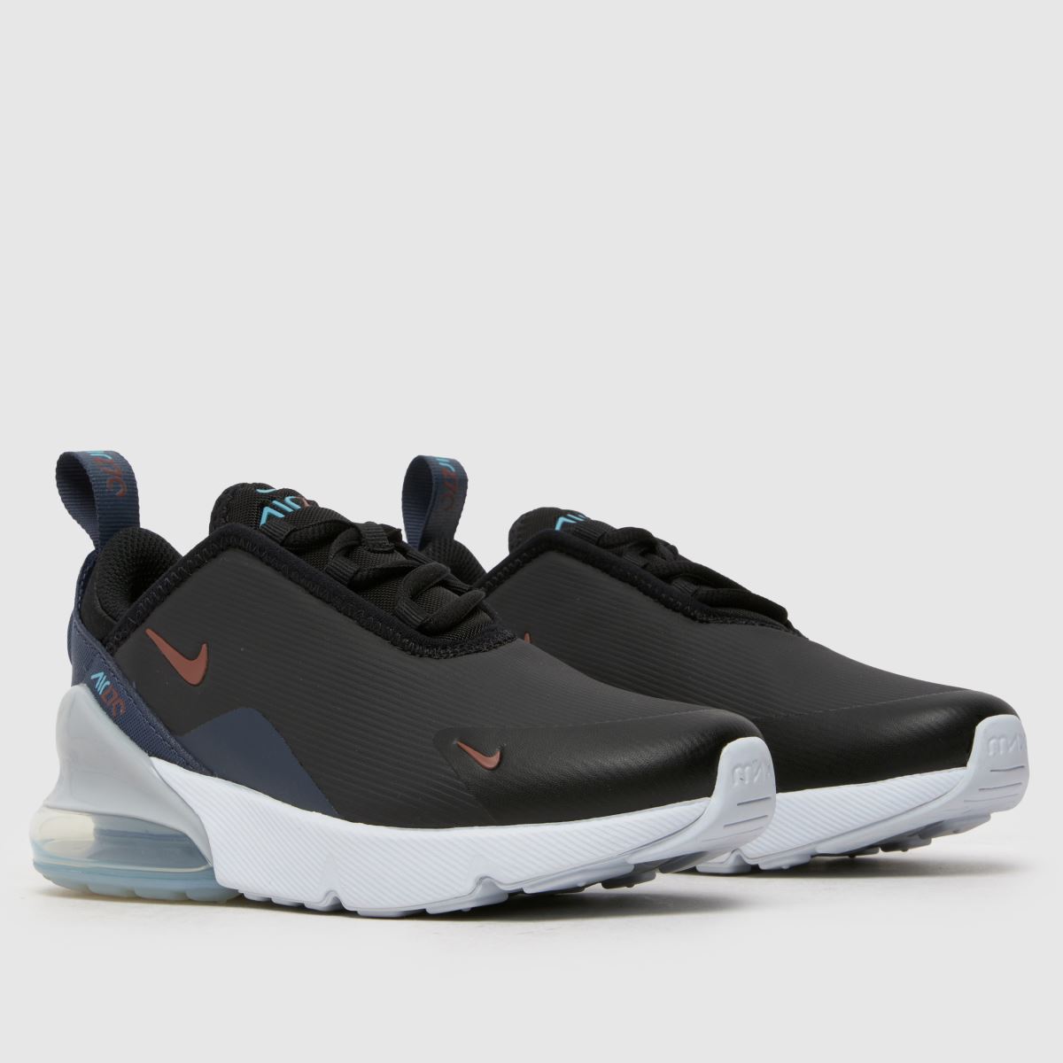 Nike Air Max 270 Pojkar Junior Sneakers Svarta Multifärgade