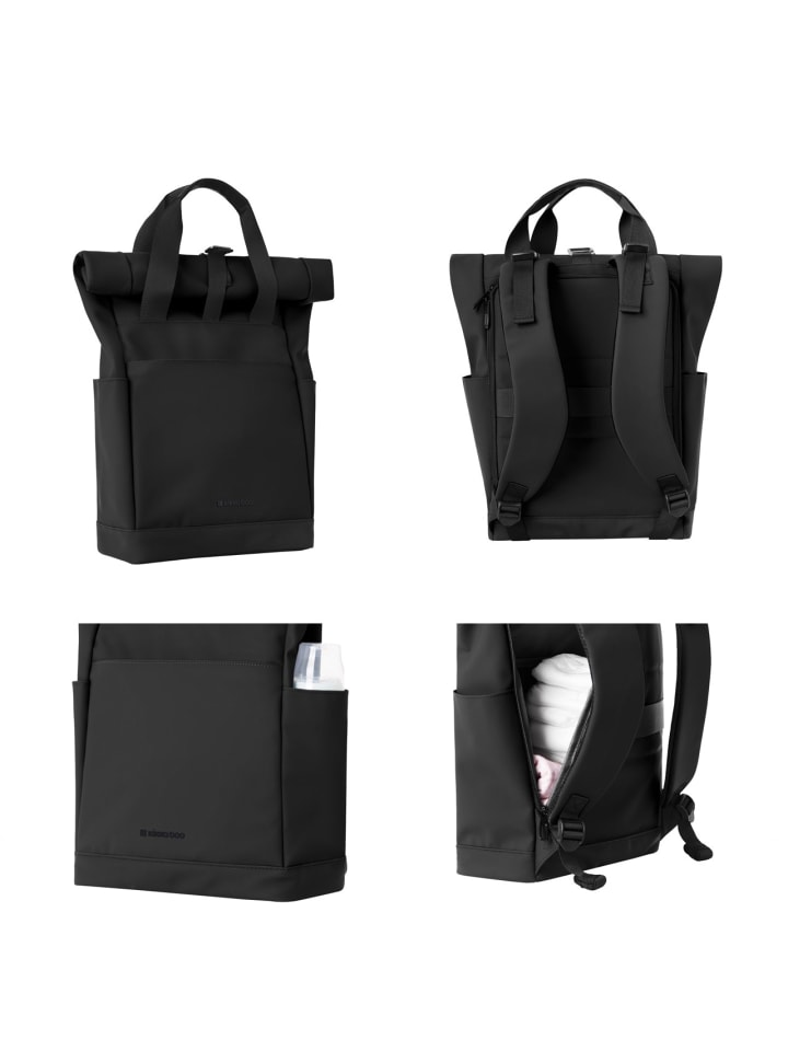 Kikkaboo Wickeltasche Cerise Rucksack in schwarz günstig kaufen onesize