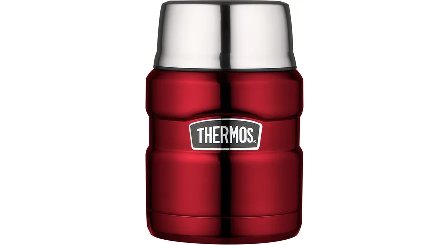 THERMOS Isolierspeisegefäß Stainless King 0,47l Cranberry
