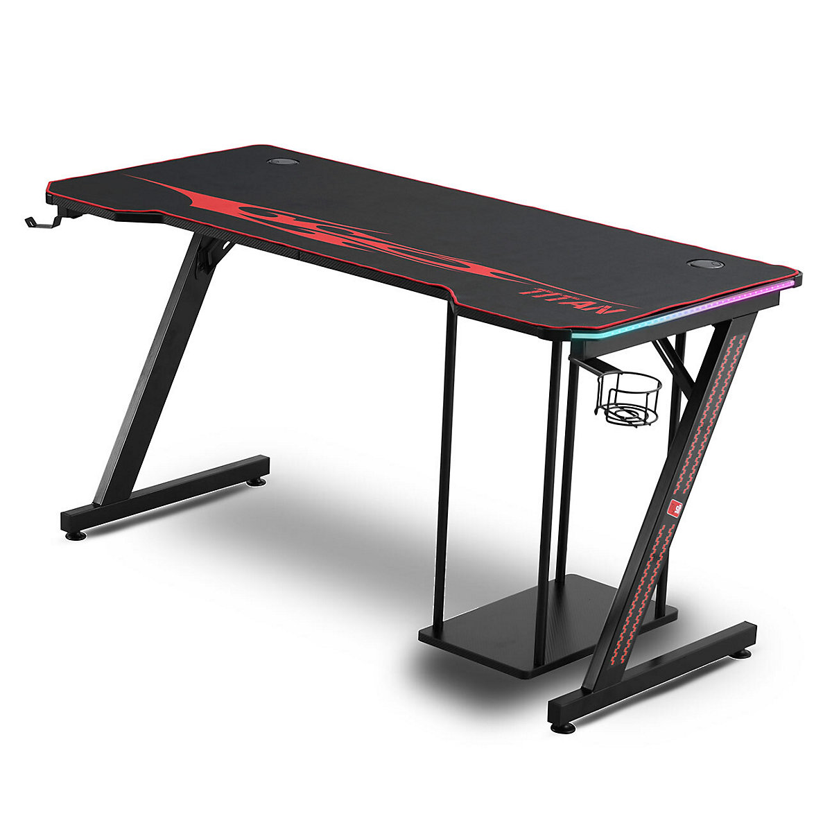 Gaming Tisch TITAN LED Beleuchtung