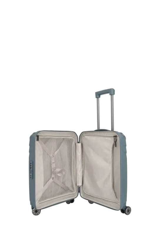 Travelite ELVAA Kofferset 4 Rollen L\/M\/S - Blaugrau