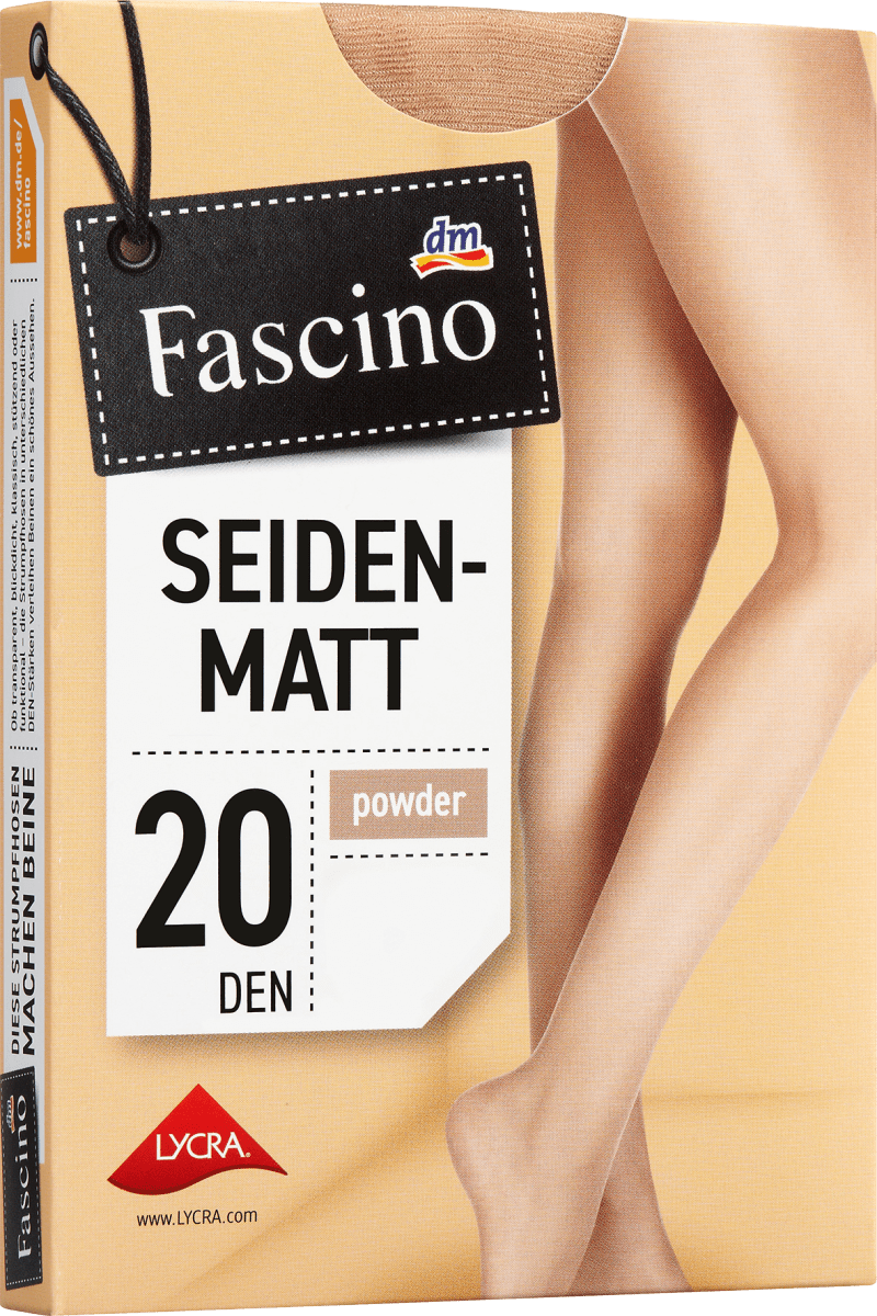 Strumpfhose seidenmatt powder Gr. 38/40, 20 DEN, 1 St