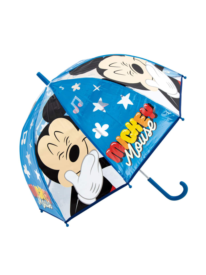 Disney Mickey Mouse Regenschirm Disney Mickey Mouse (D): 68 cm in Blau günstig kaufen 68