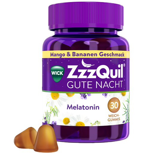 WICK ZzzQuil Gute Nacht Mango & Banane  30 St