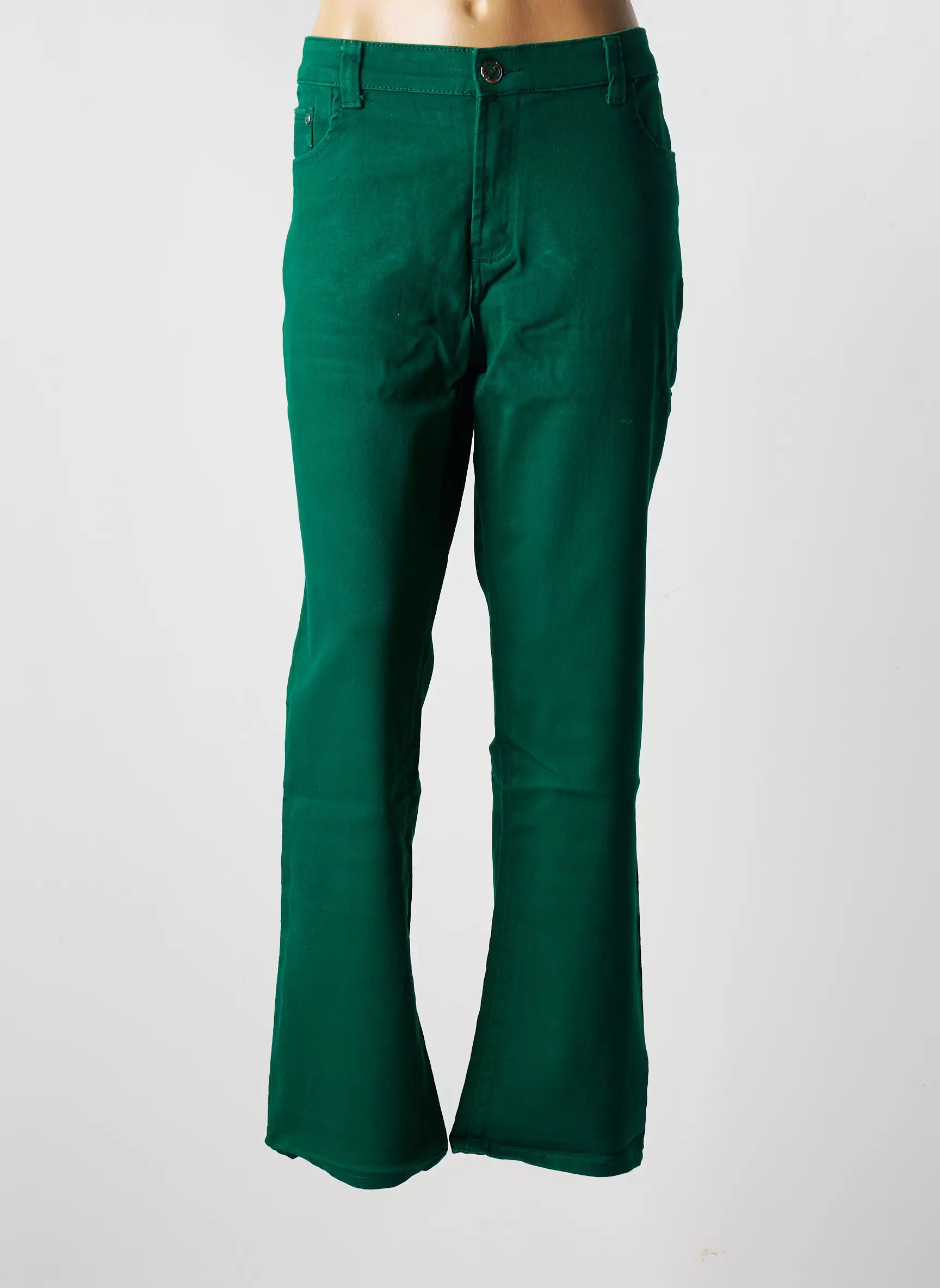 X Max Pantalons Slim Femme couleur vert