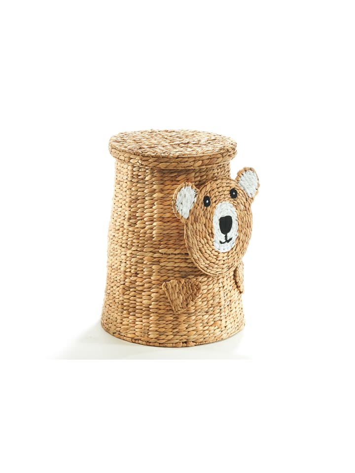 kobolo Wäschekorb BEAR72 in Braun günstig kaufen onesize