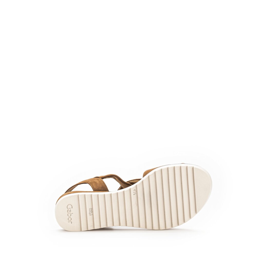 Gabor comfort Keilsandalette braun