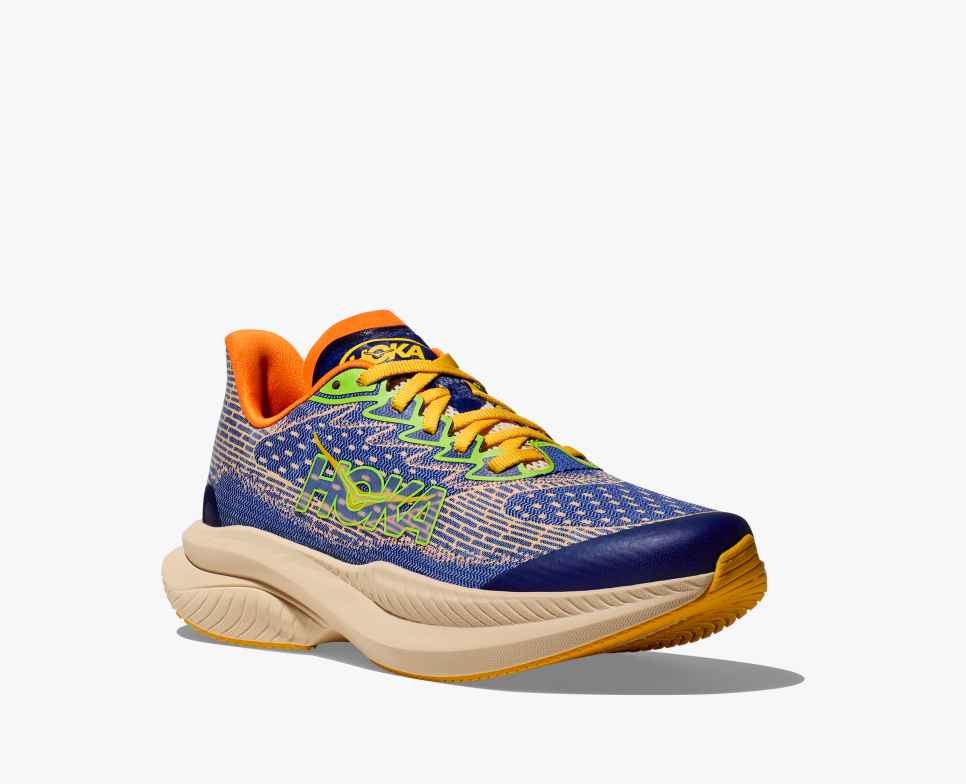 Mach 6 Ultramarine / Electric Tangerine