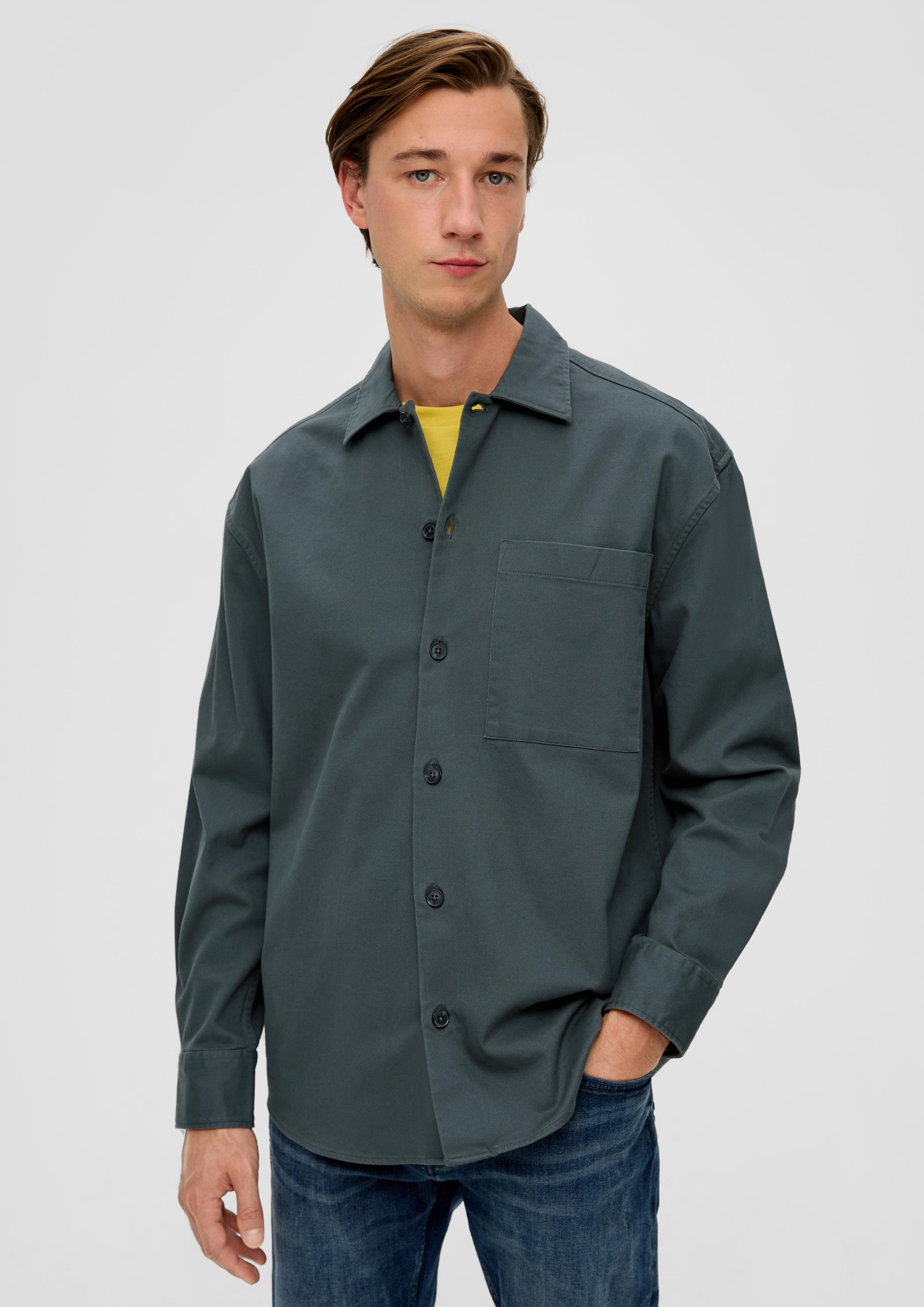 Relaxed: Overshirt aus Baumwollstretch  2133493-7909