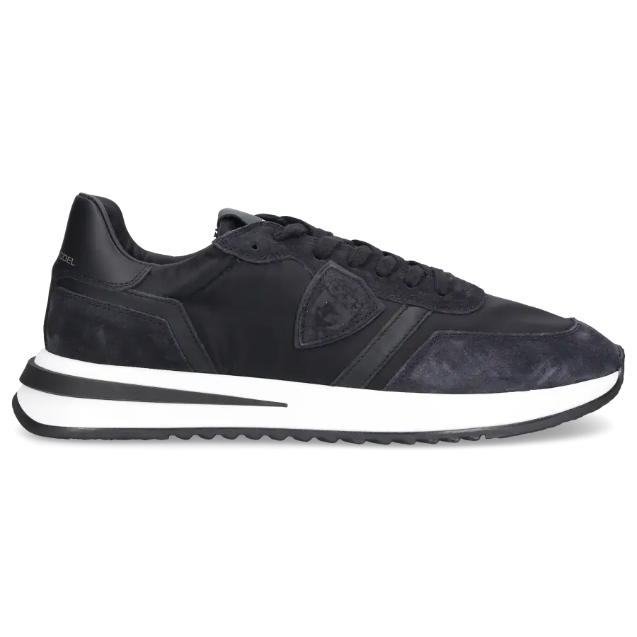 Philippe Model - Sneaker low TROPEZ 2.1 Veloursleder Textil - schwarz