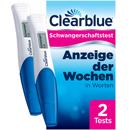 CLEARBLUE Schwangerschaftstest m.Wochenbestimmung  2 St  Test