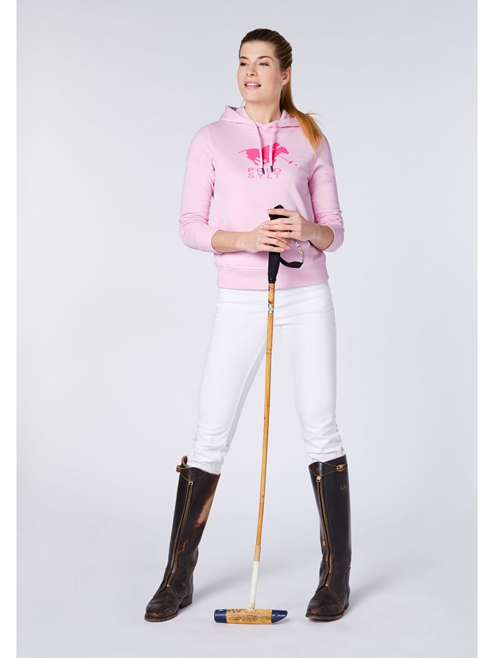 Polo Sylt Hoodie in Rosa günstig kaufen