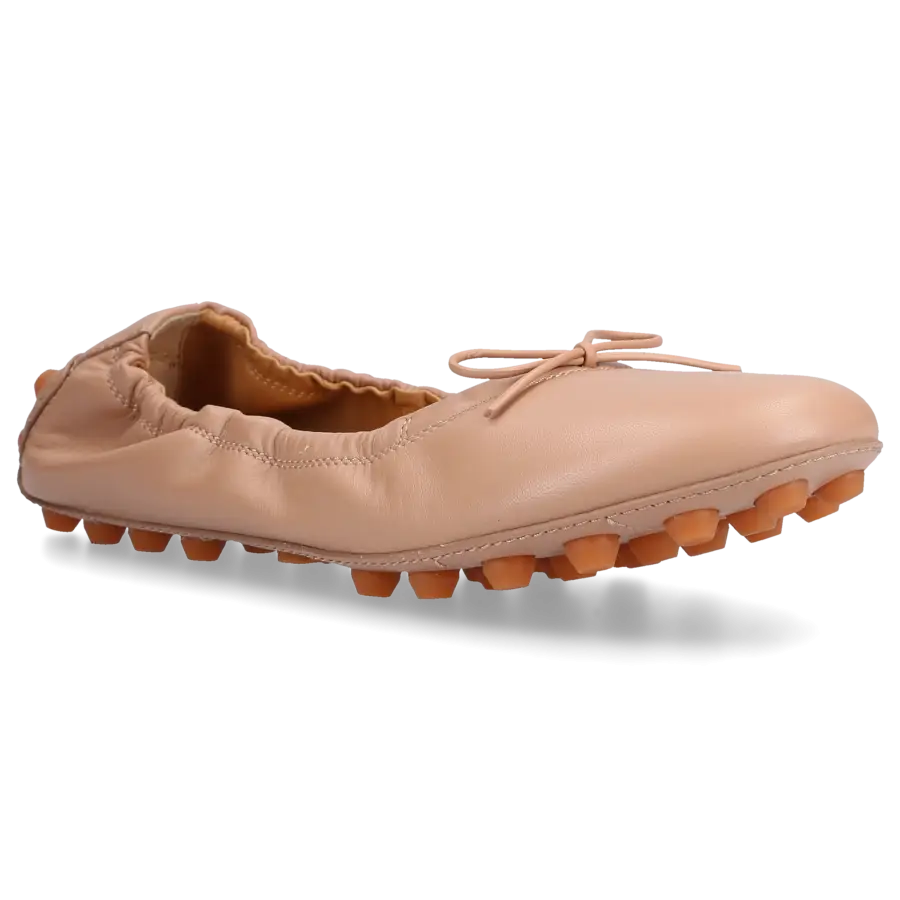 Tod's - Ballerinas BUBBLE Kalbsleder - beige