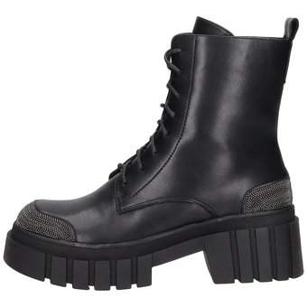 2Go Fashion Schnür Boots in schwarz