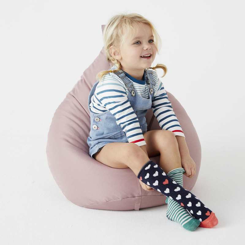 Pouf poire berlingot rose poudré Oxybul