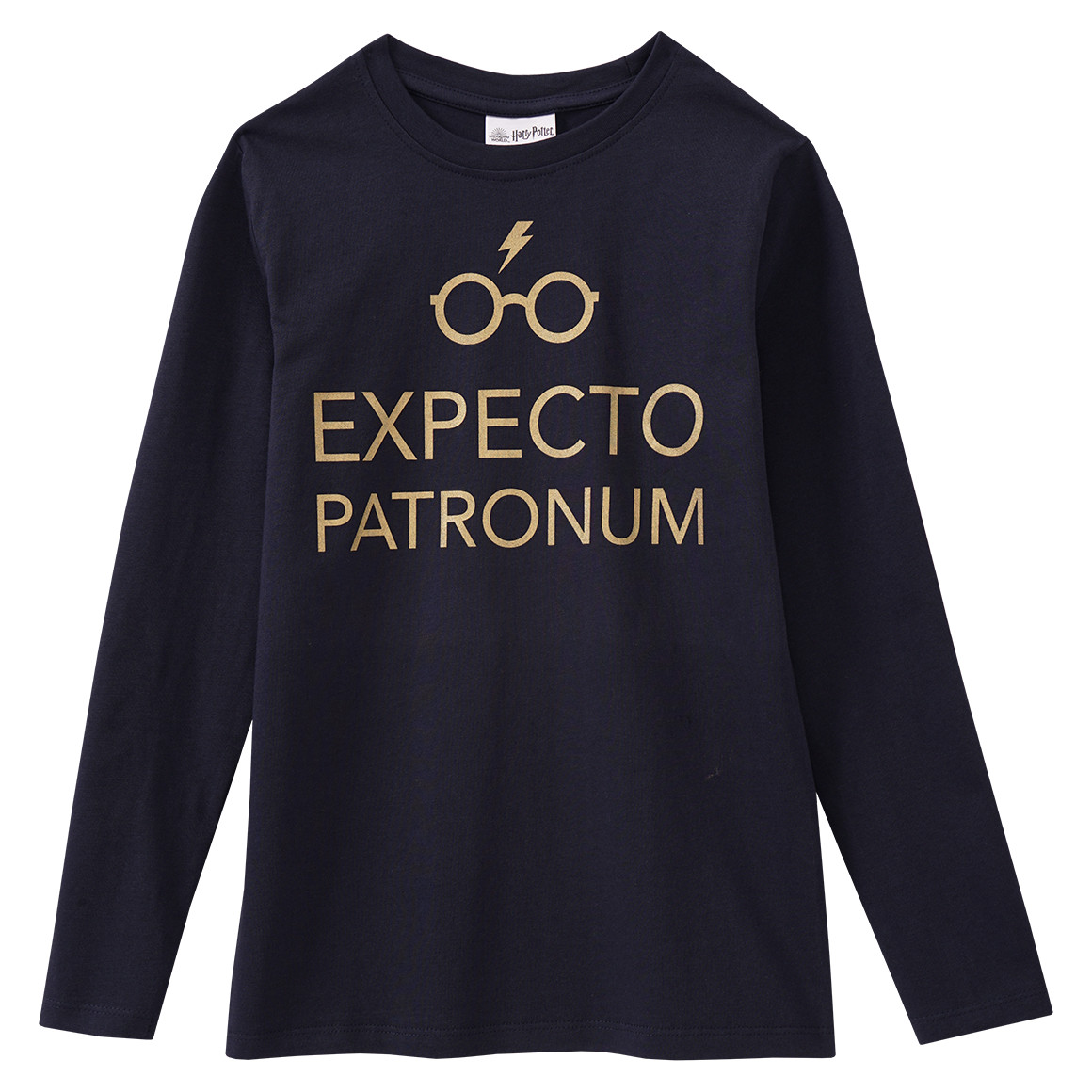 Harry Potter Langarmshirt mit goldenem Print