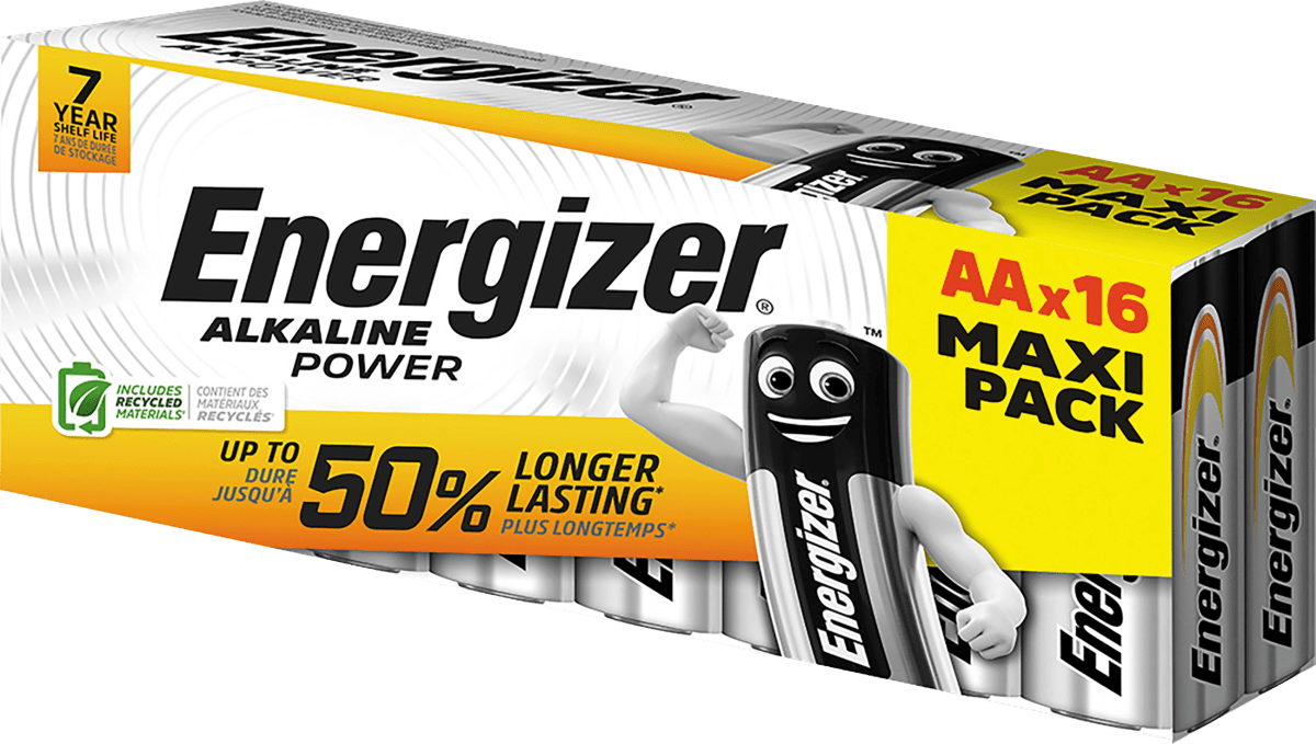 Batterien Power AA, 16 St